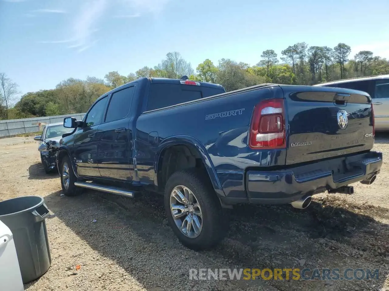 2 Photograph of a damaged car 1C6SRFRTXNN141884 RAM 1500 2022