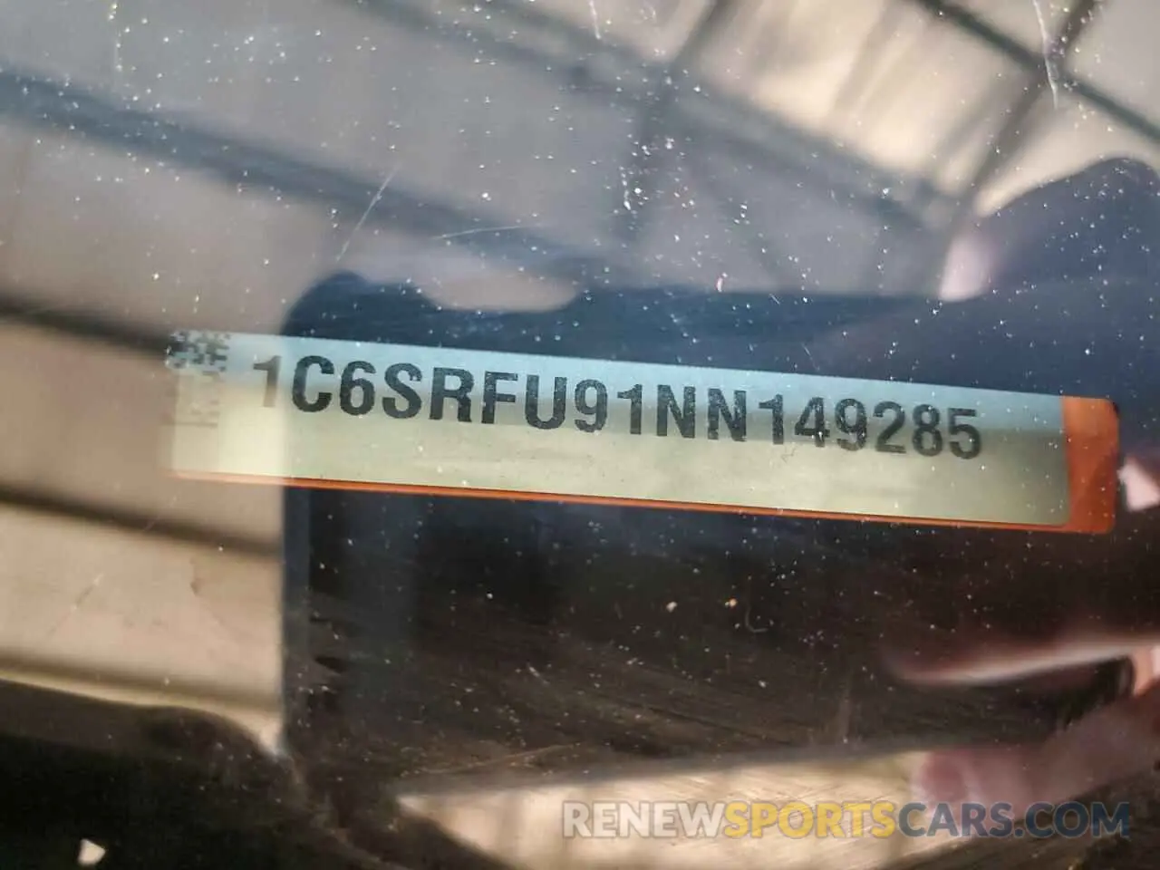 12 Photograph of a damaged car 1C6SRFU91NN149285 RAM 1500 2022