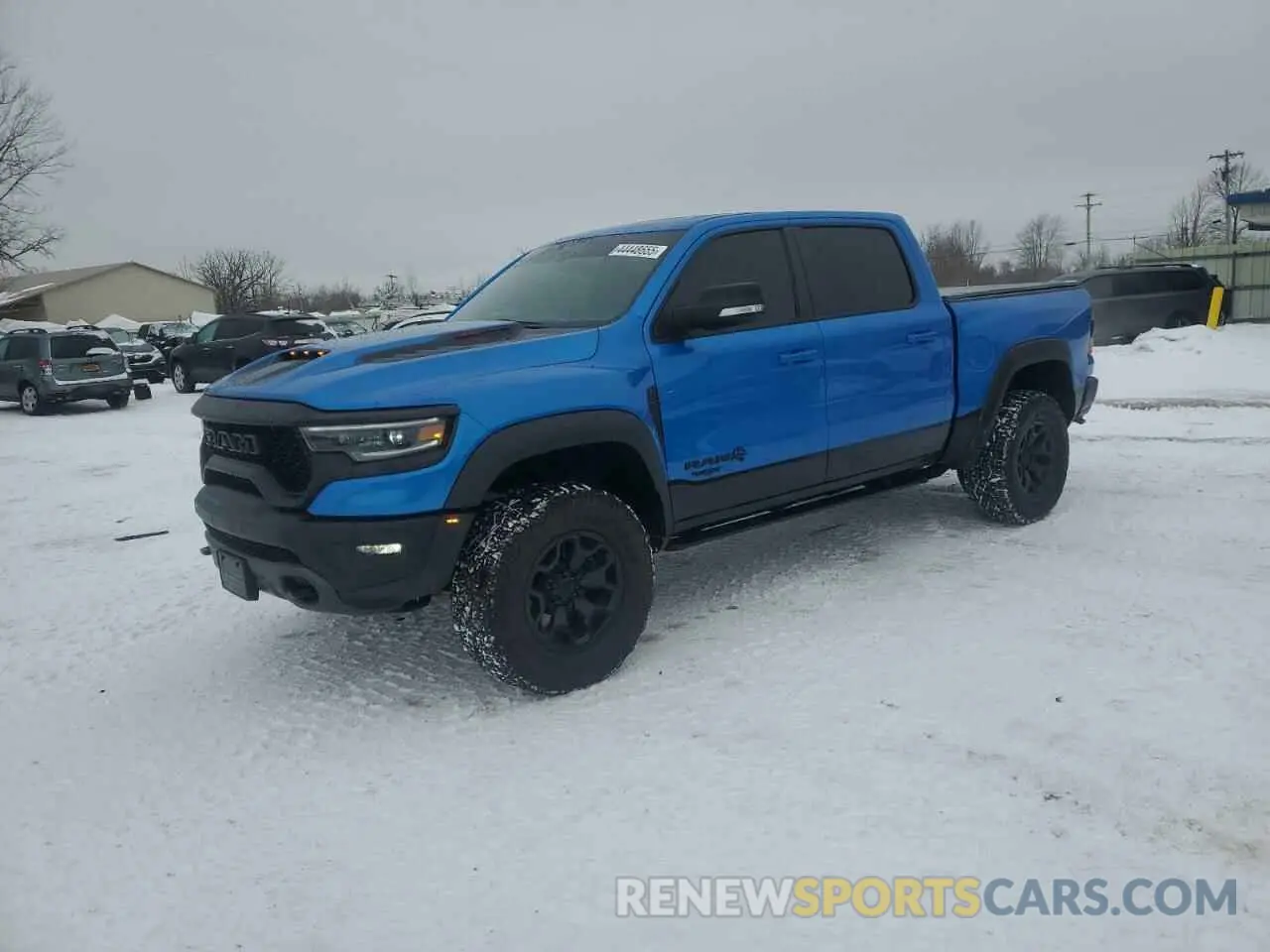 1 Photograph of a damaged car 1C6SRFU92NN346272 RAM 1500 2022