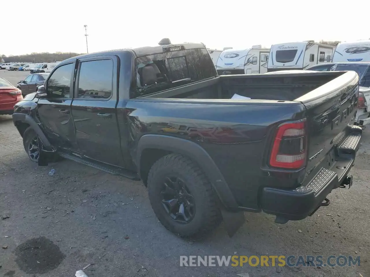 2 Photograph of a damaged car 1C6SRFU93NN252272 RAM 1500 2022