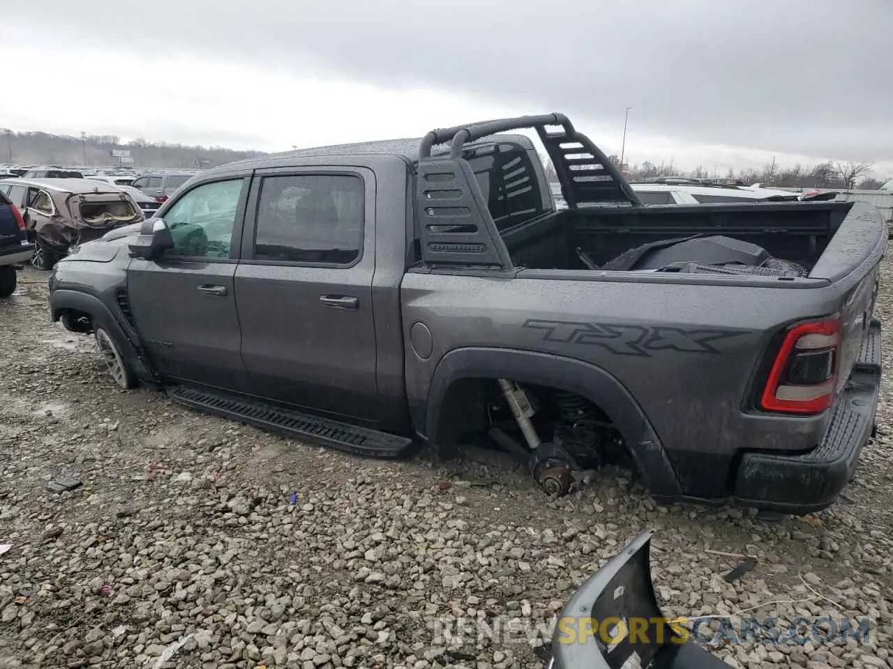 2 Photograph of a damaged car 1C6SRFU94NN101960 RAM 1500 2022