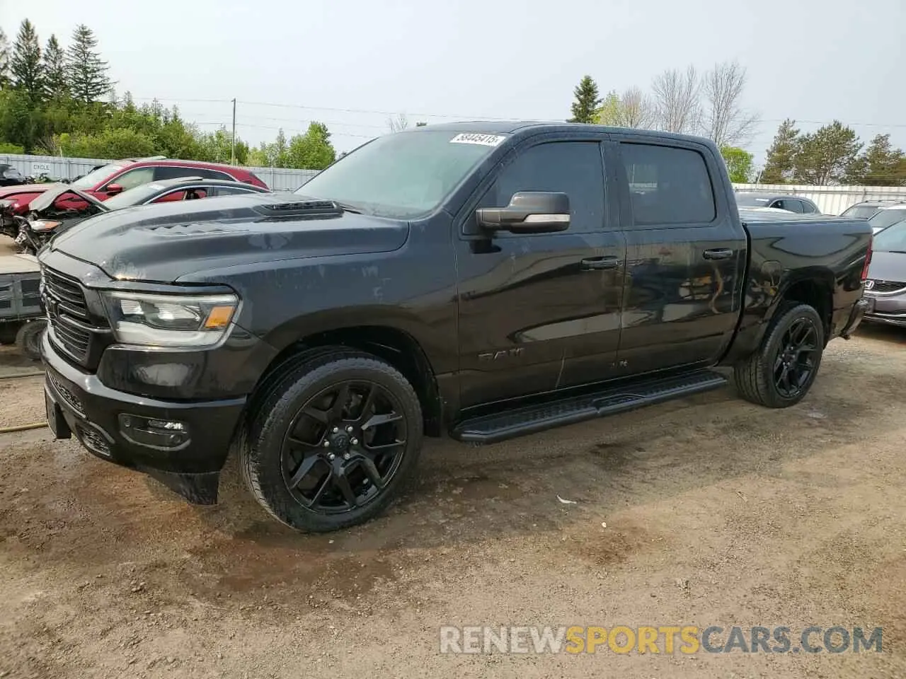 1 Photograph of a damaged car 1C6SRFVT3NN105721 RAM 1500 2022