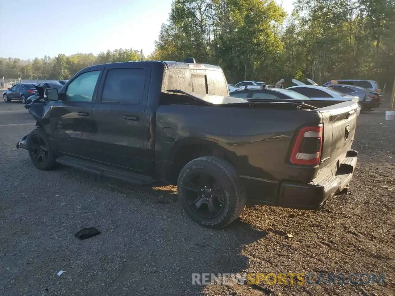 2 Photograph of a damaged car 1C6SRFVT5NN326432 RAM 1500 2022