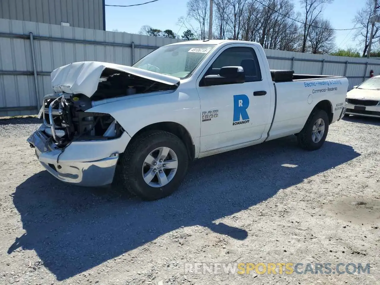 1 Photograph of a damaged car 3C6JR6DG2NG429493 RAM 1500 2022