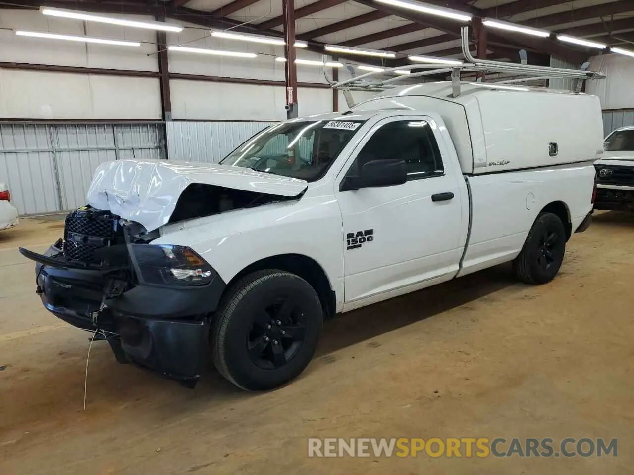 1 Photograph of a damaged car 3C6JR6DG7NG330314 RAM 1500 2022
