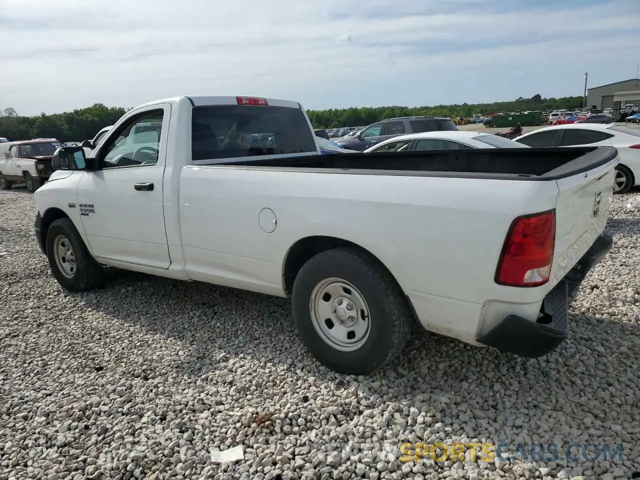 2 Photograph of a damaged car 3C6JR6DT9NG198962 RAM 1500 2022