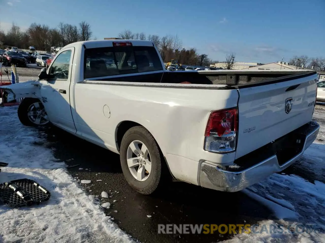 2 Photograph of a damaged car 3C6JR7DT7NG427399 RAM 1500 2022