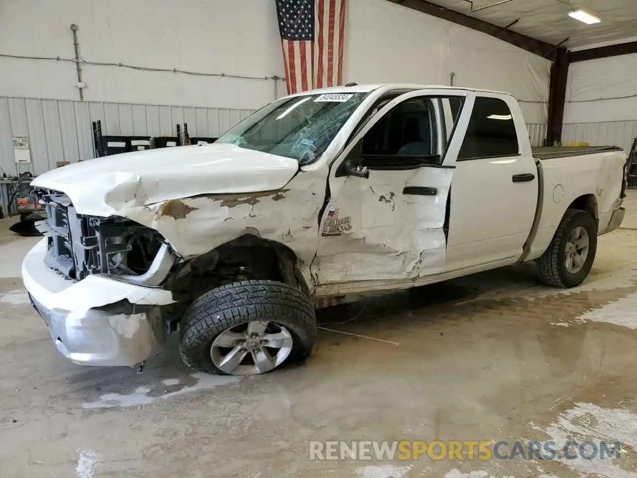 1 Photograph of a damaged car 3C6RR6KG6NG210865 RAM 1500 2022