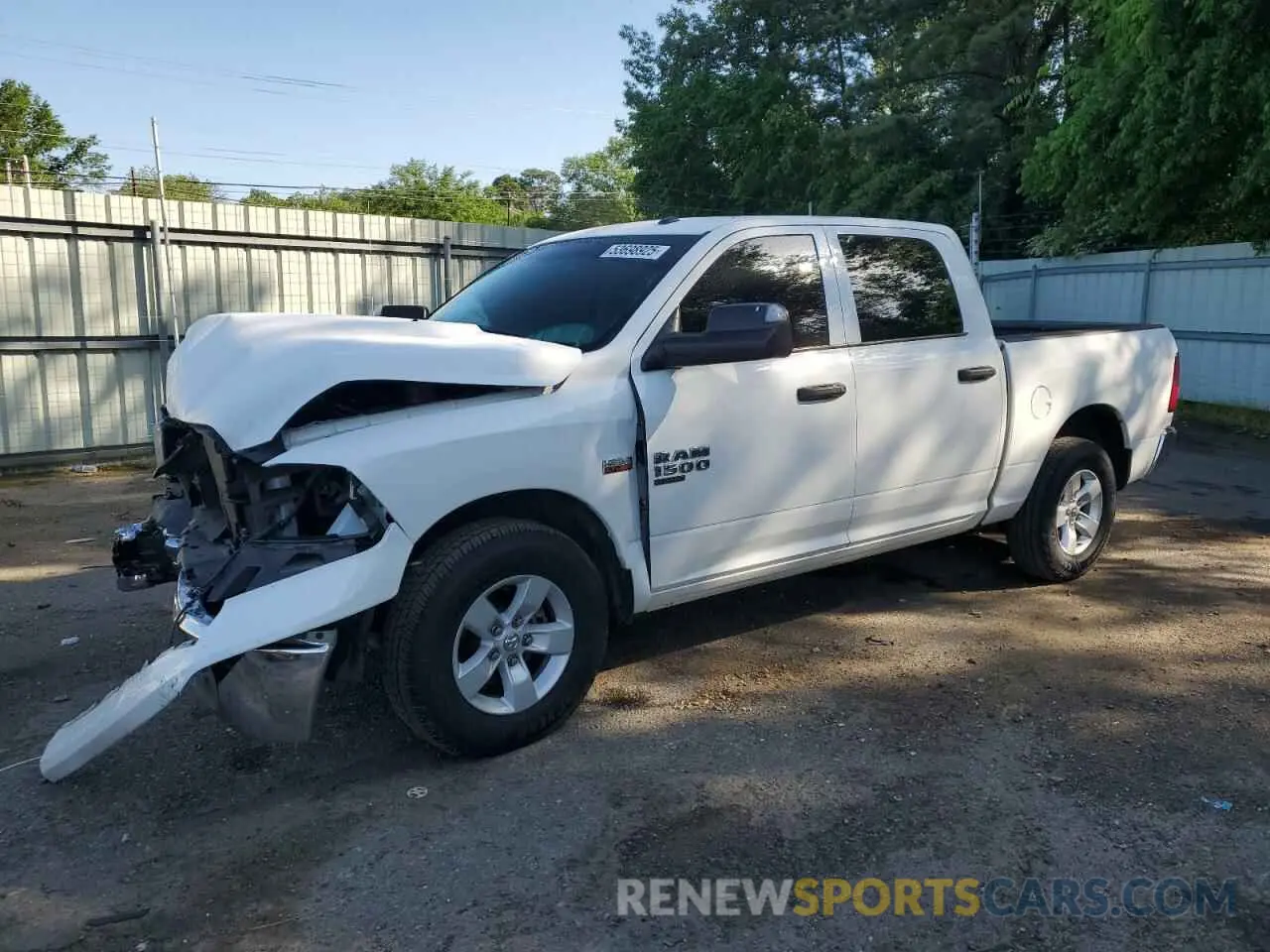 1 Photograph of a damaged car 3C6RR6KT8NG187621 RAM 1500 2022