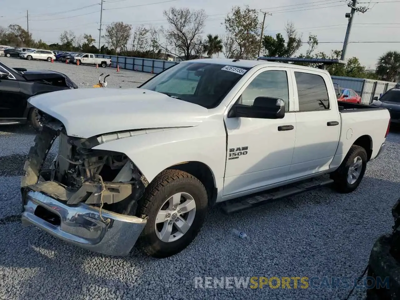 1 Photograph of a damaged car 3C6RR7KG6NG378110 RAM 1500 2022