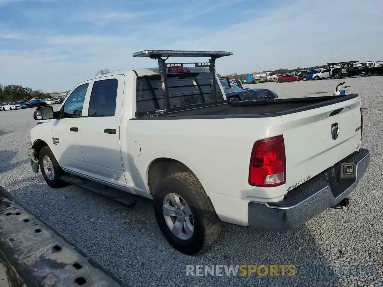 2 Photograph of a damaged car 3C6RR7KG6NG378110 RAM 1500 2022
