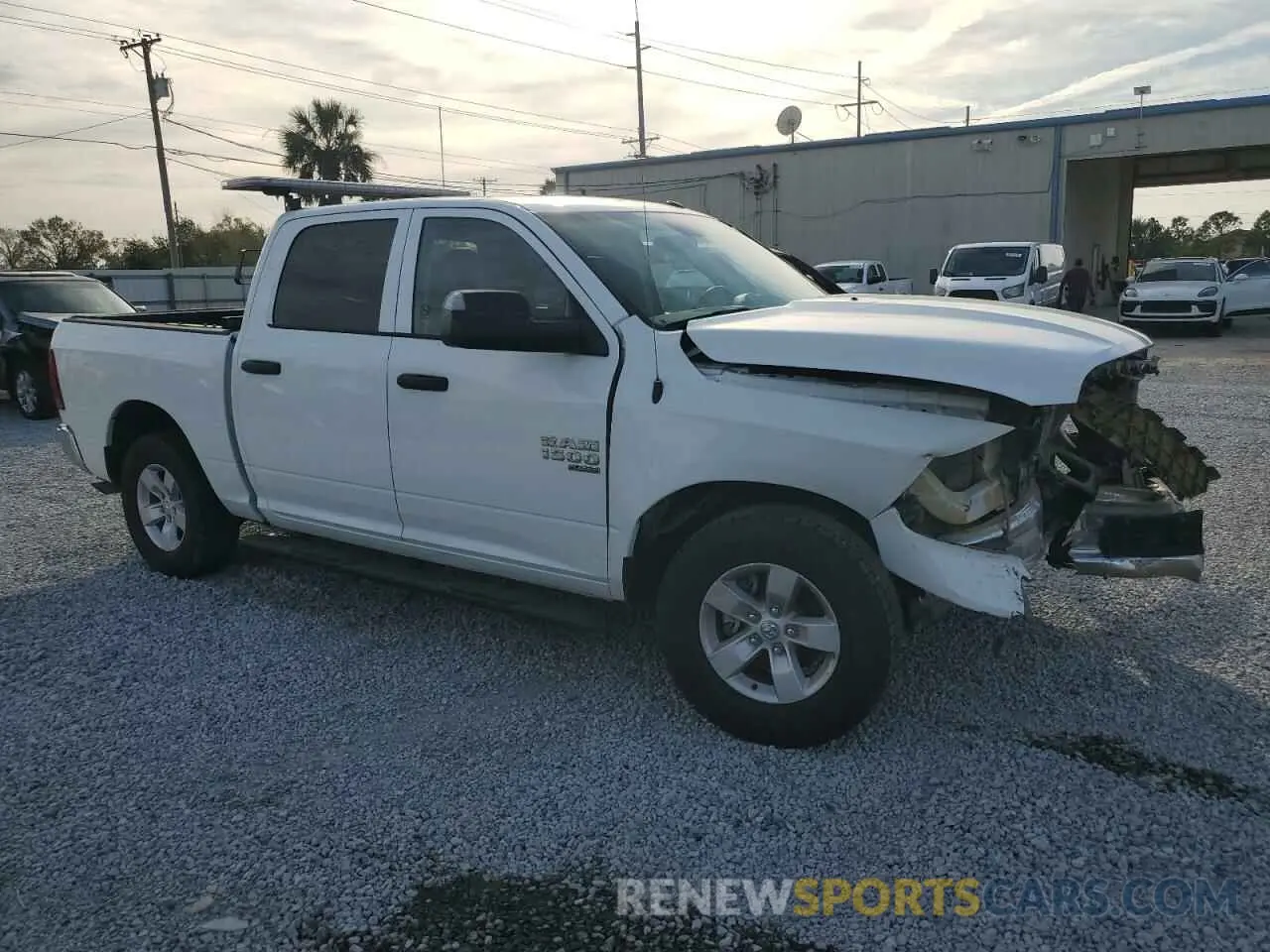 4 Photograph of a damaged car 3C6RR7KG6NG378110 RAM 1500 2022