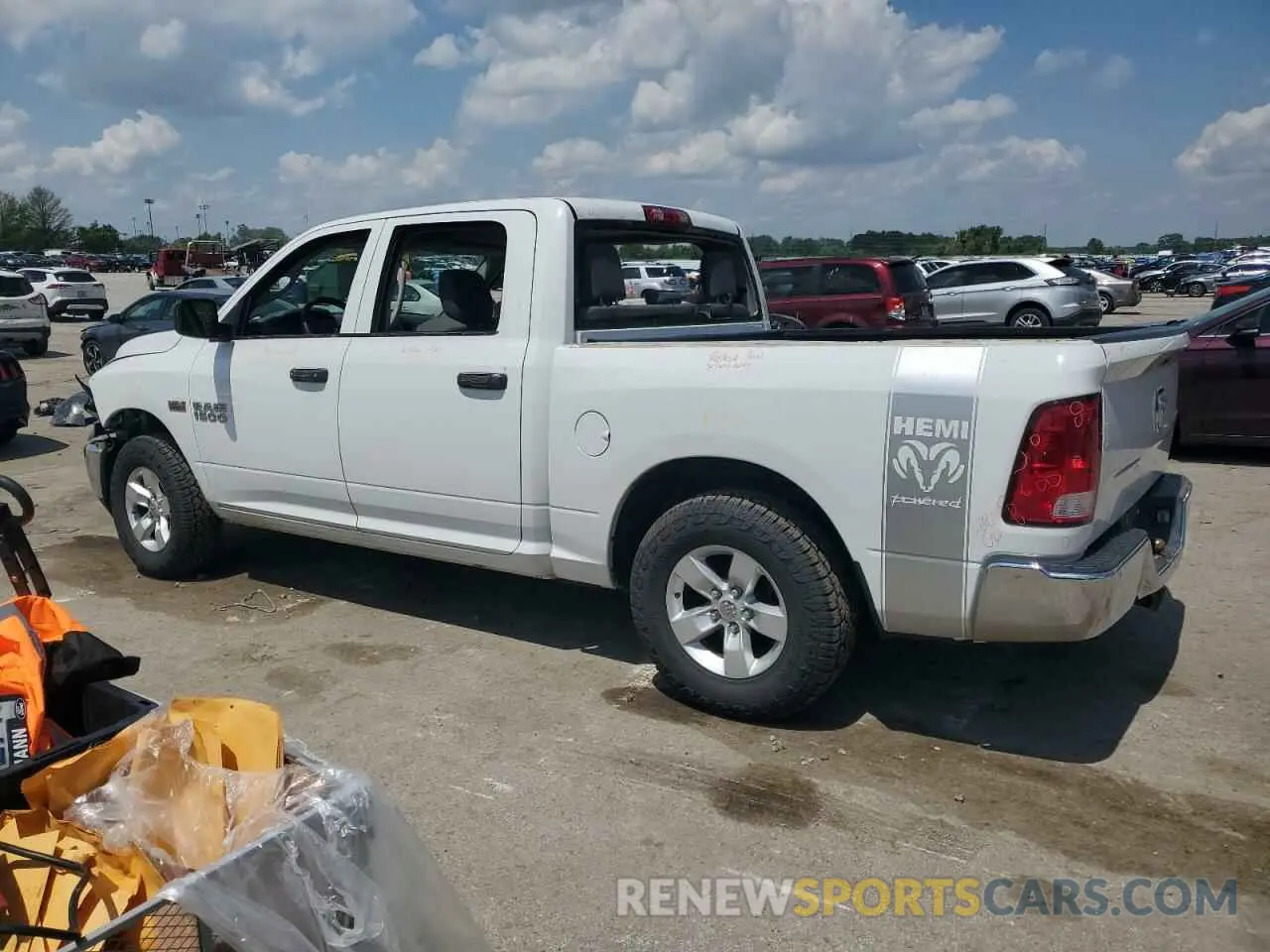 2 Photograph of a damaged car 3C6RR7KT0GG383139 RAM 1500 2022