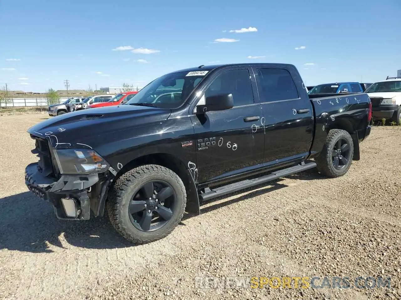 1 Photograph of a damaged car 3C6RR7KT1NG358425 RAM 1500 2022