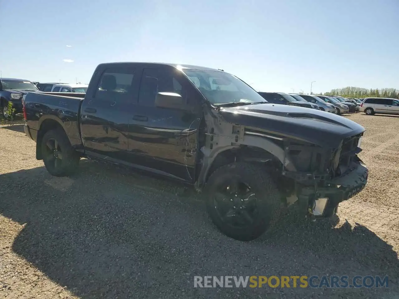4 Photograph of a damaged car 3C6RR7KT1NG358425 RAM 1500 2022