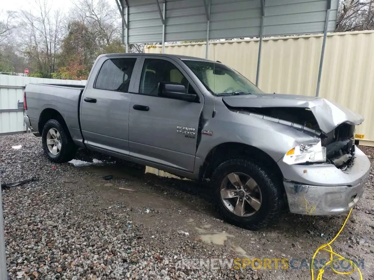4 Photograph of a damaged car 3C6RR7KT5NG173861 RAM 1500 2022