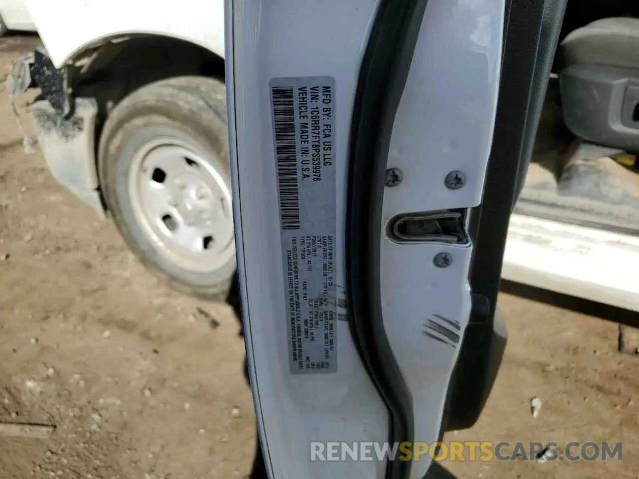 12 Photograph of a damaged car 1C6RR7FT8PS539978 RAM 1500 2023