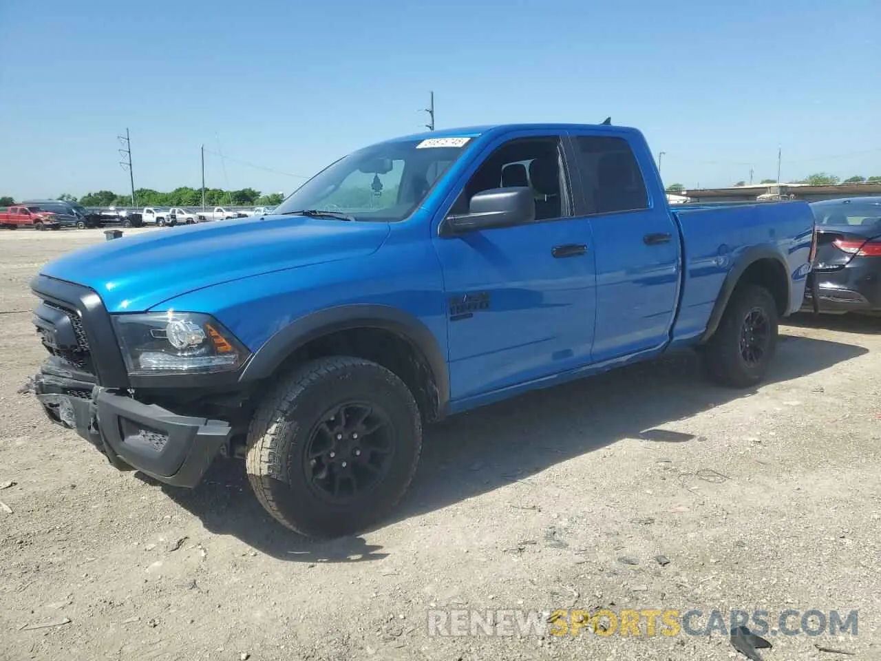 1 Photograph of a damaged car 1C6RR7GG4PS555368 RAM 1500 2023