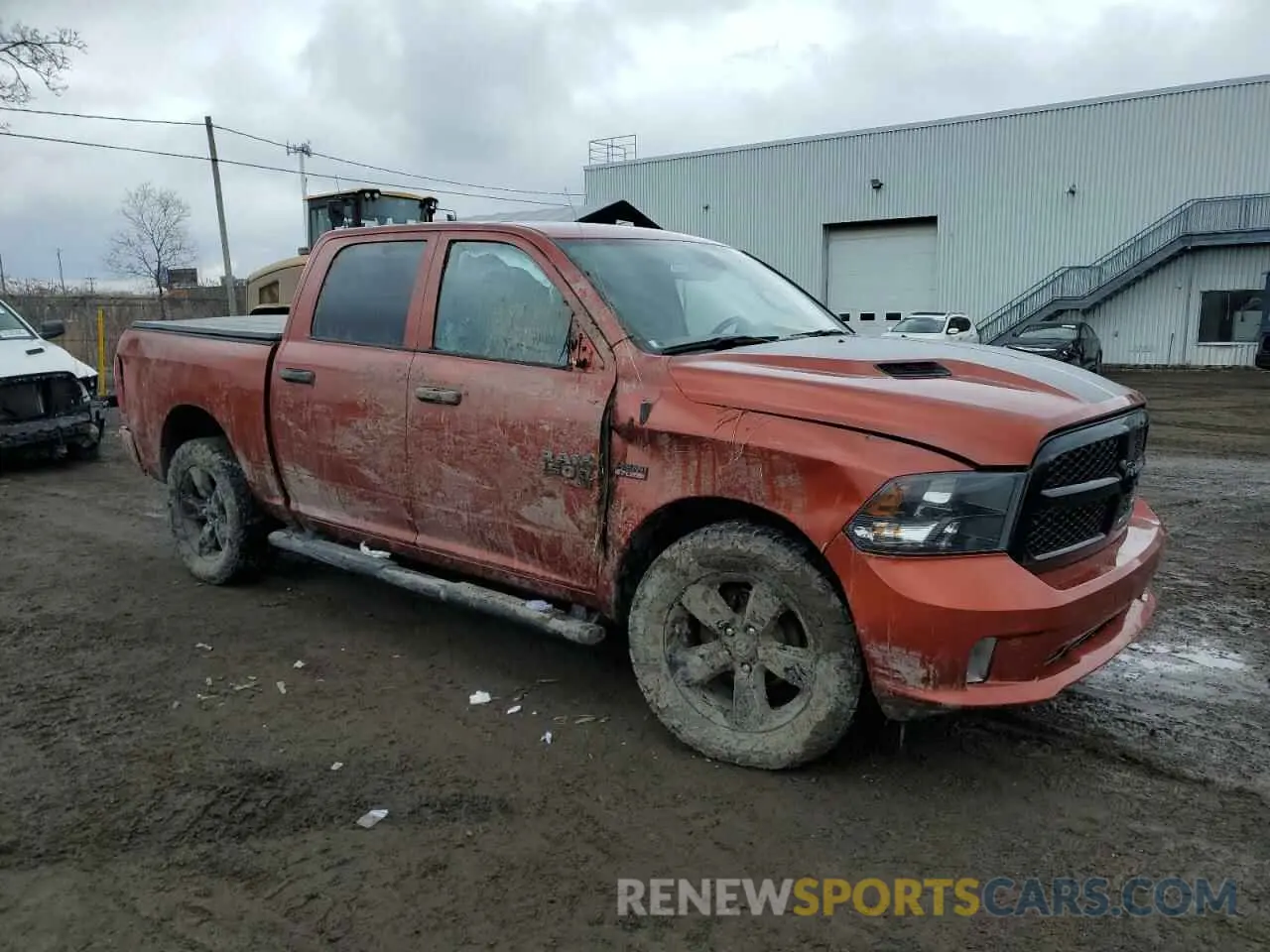 4 Photograph of a damaged car 1C6RR7KTXPS590064 RAM 1500 2023