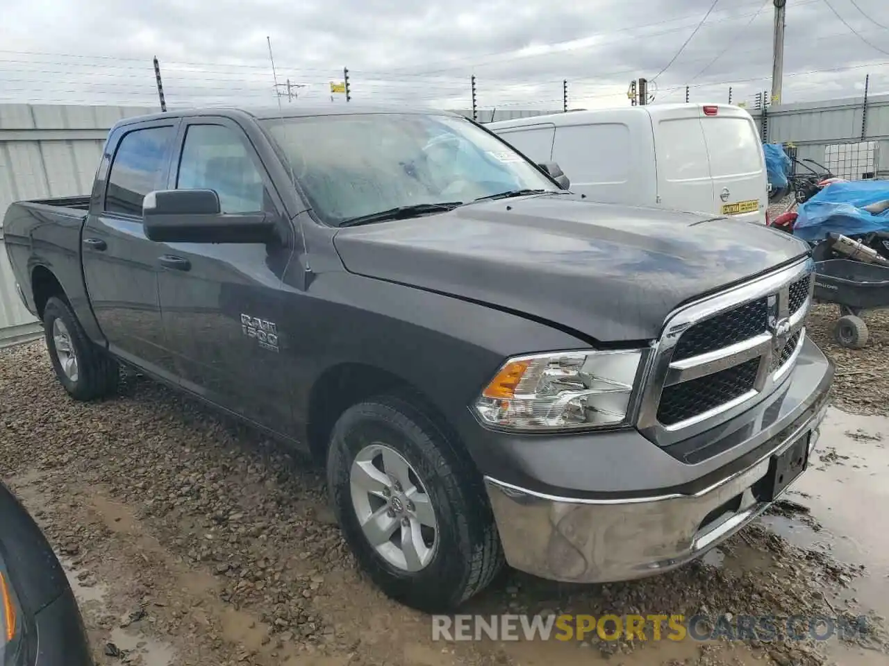 4 Photograph of a damaged car 1C6RR7LG0PS536838 RAM 1500 2023