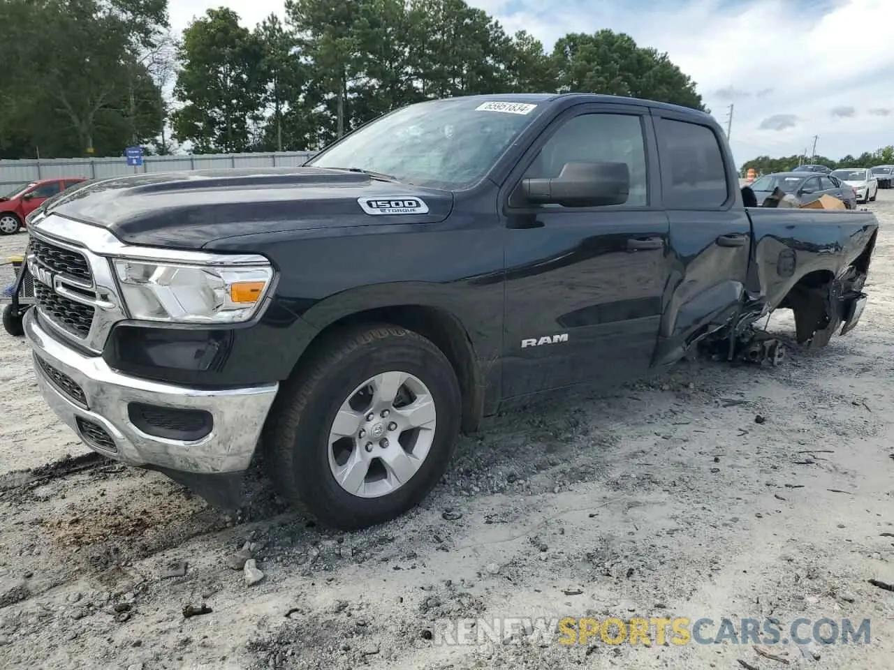 1 Photograph of a damaged car 1C6RREBG4PN608354 RAM 1500 2023