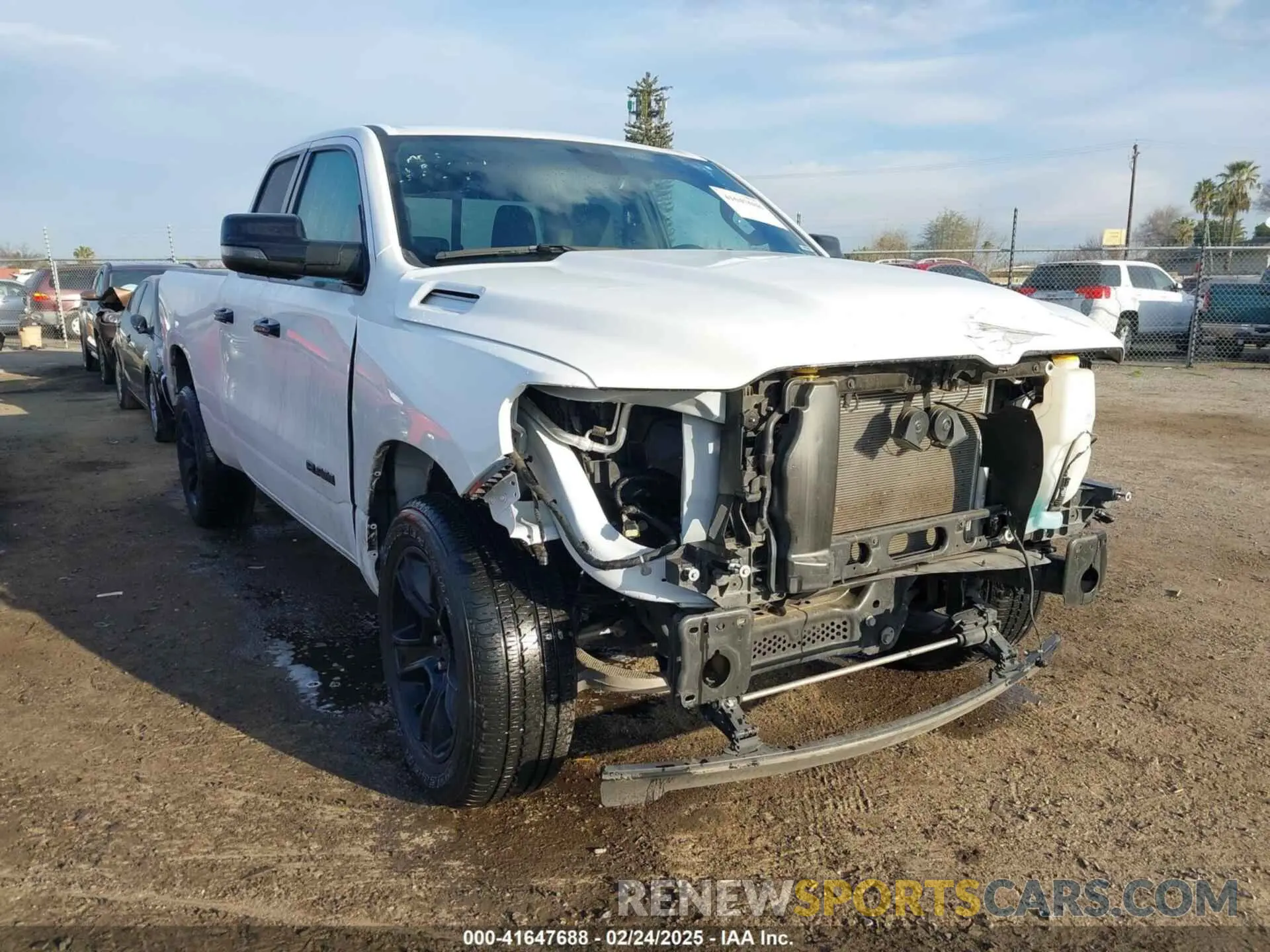1 Photograph of a damaged car 1C6RREBT8PN553095 RAM 1500 2023