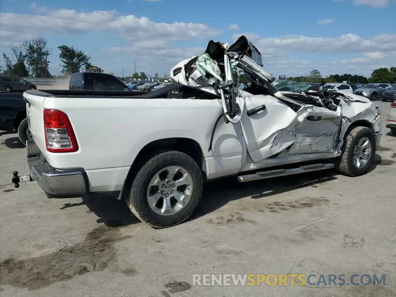 3 Photograph of a damaged car 1C6RREBT9PN608539 RAM 1500 2023