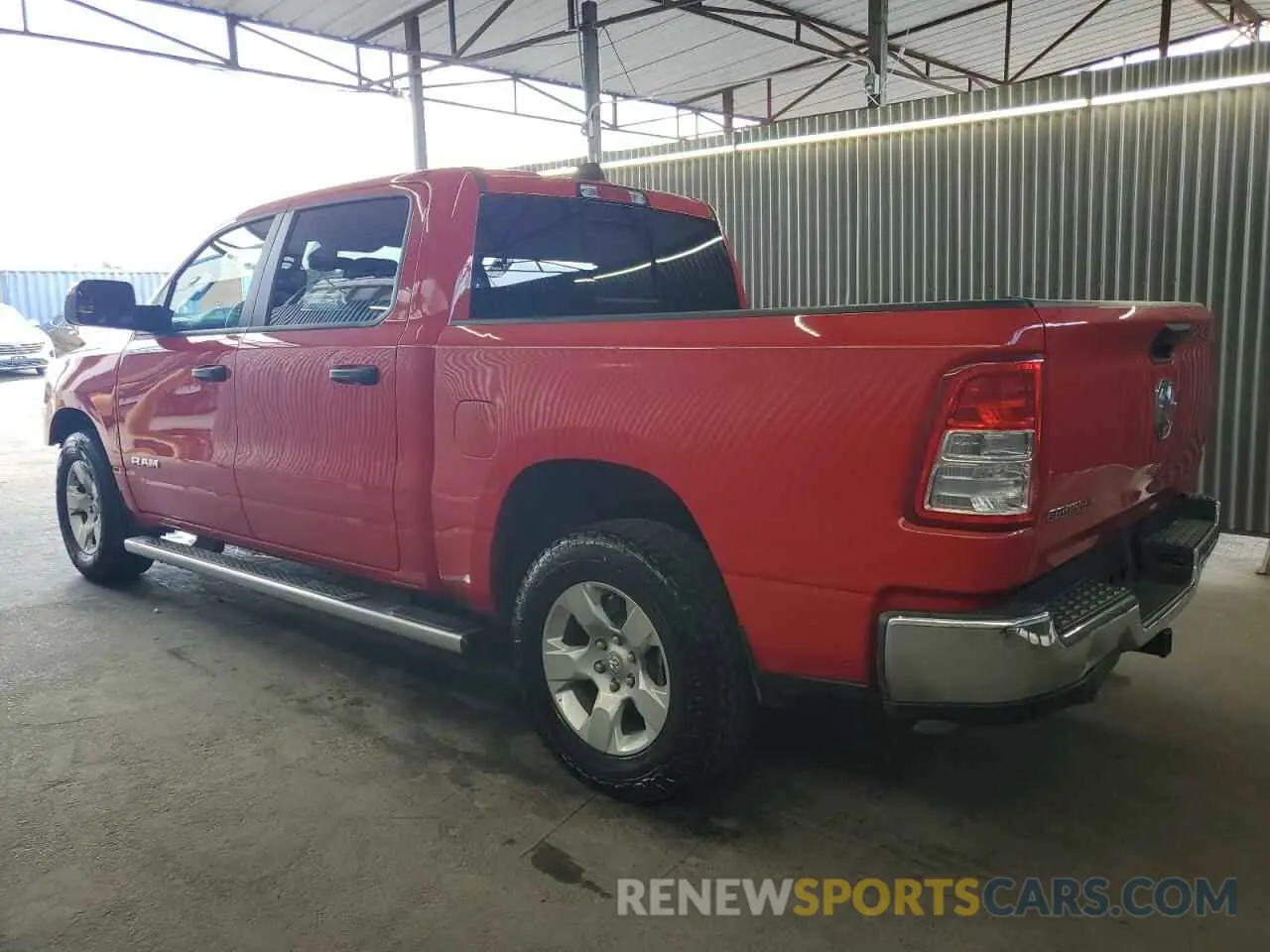 2 Photograph of a damaged car 1C6RREFGXPN633205 RAM 1500 2023