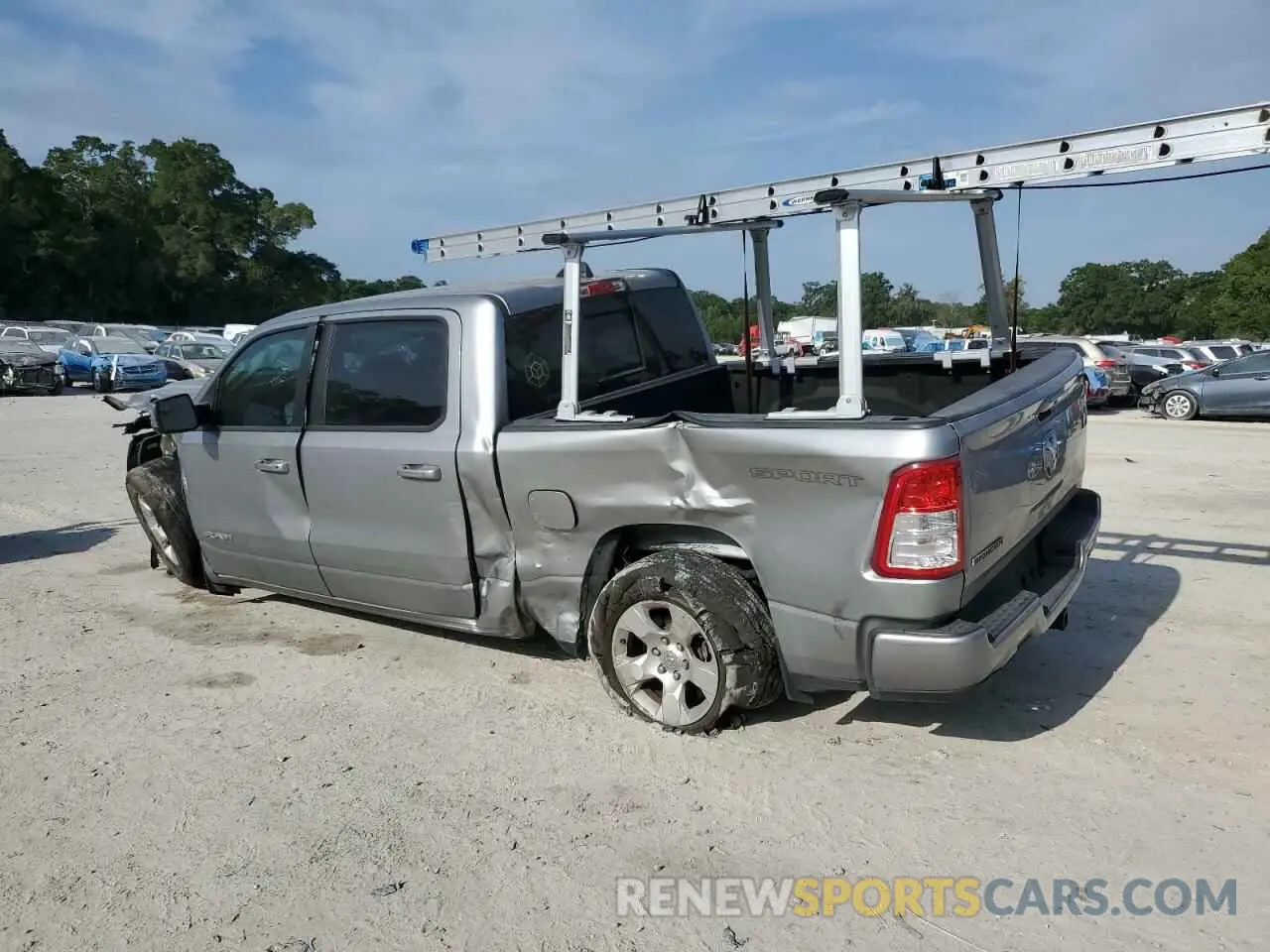 2 Photograph of a damaged car 1C6RREFT5PN579311 RAM 1500 2023