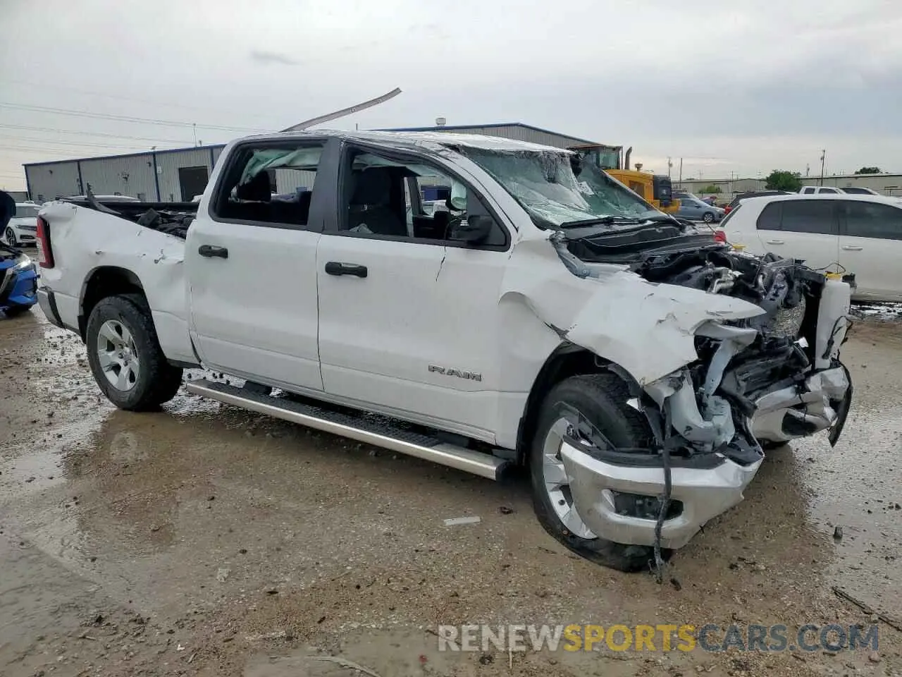 4 Photograph of a damaged car 1C6RREFT5PN600450 RAM 1500 2023