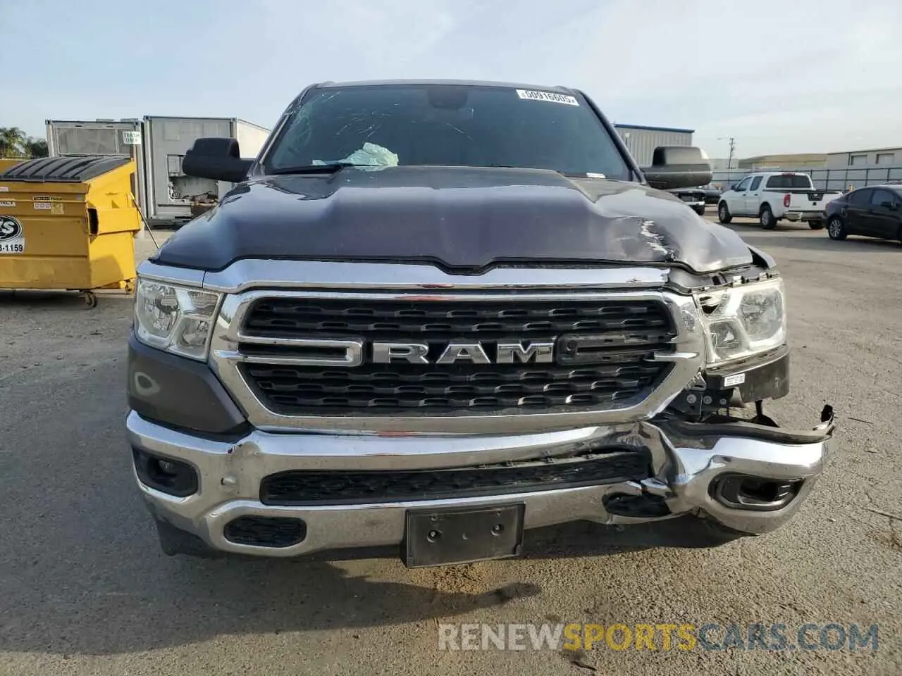 5 Photograph of a damaged car 1C6RREFT6PN608282 RAM 1500 2023