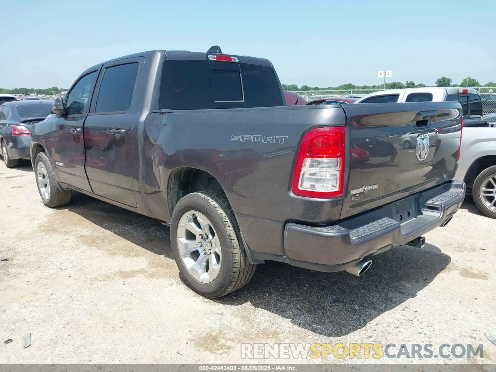 3 Photograph of a damaged car 1C6RREFT7PN640643 RAM 1500 2023
