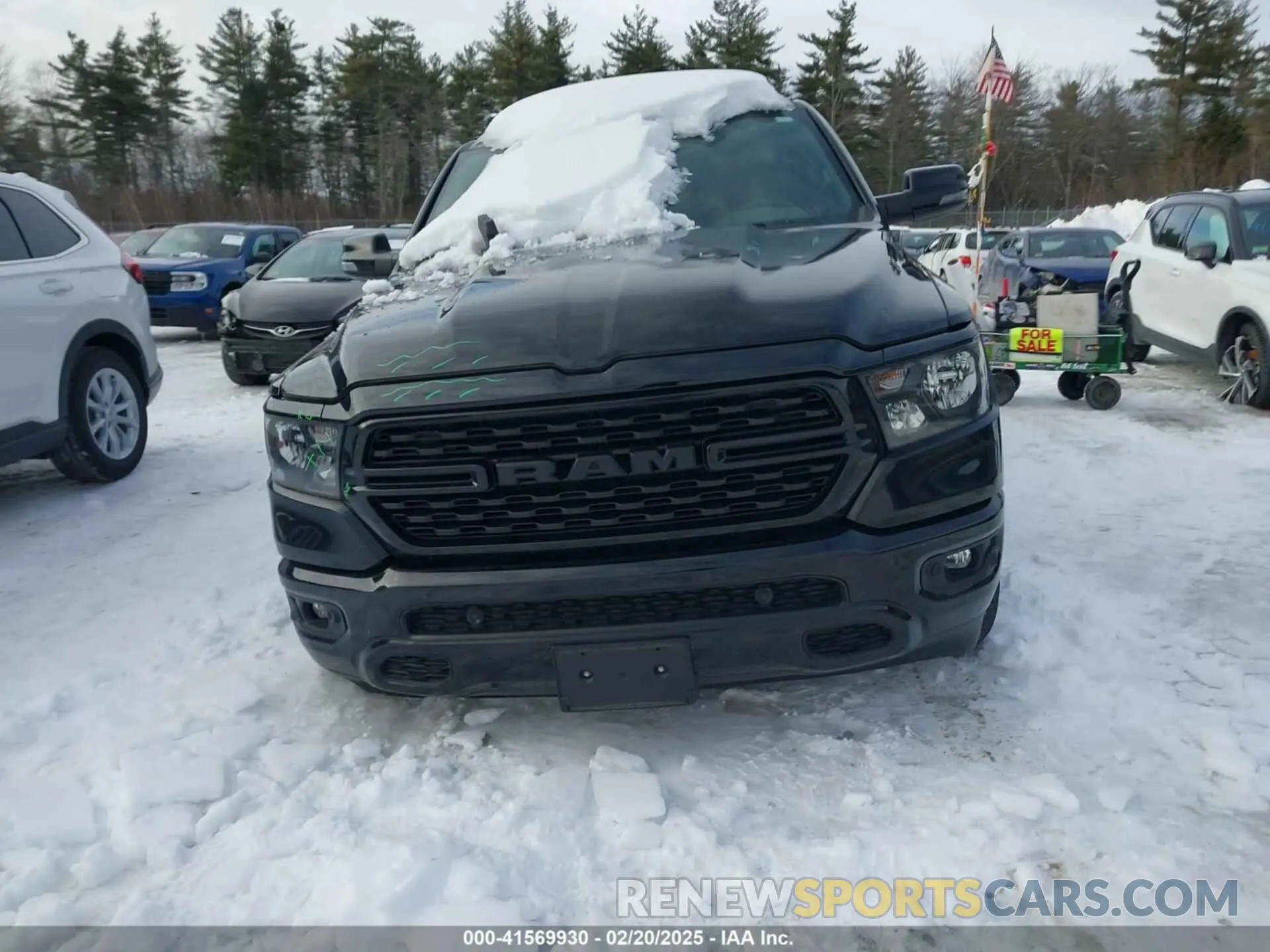 13 Photograph of a damaged car 1C6RRFBG1PN522084 RAM 1500 2023