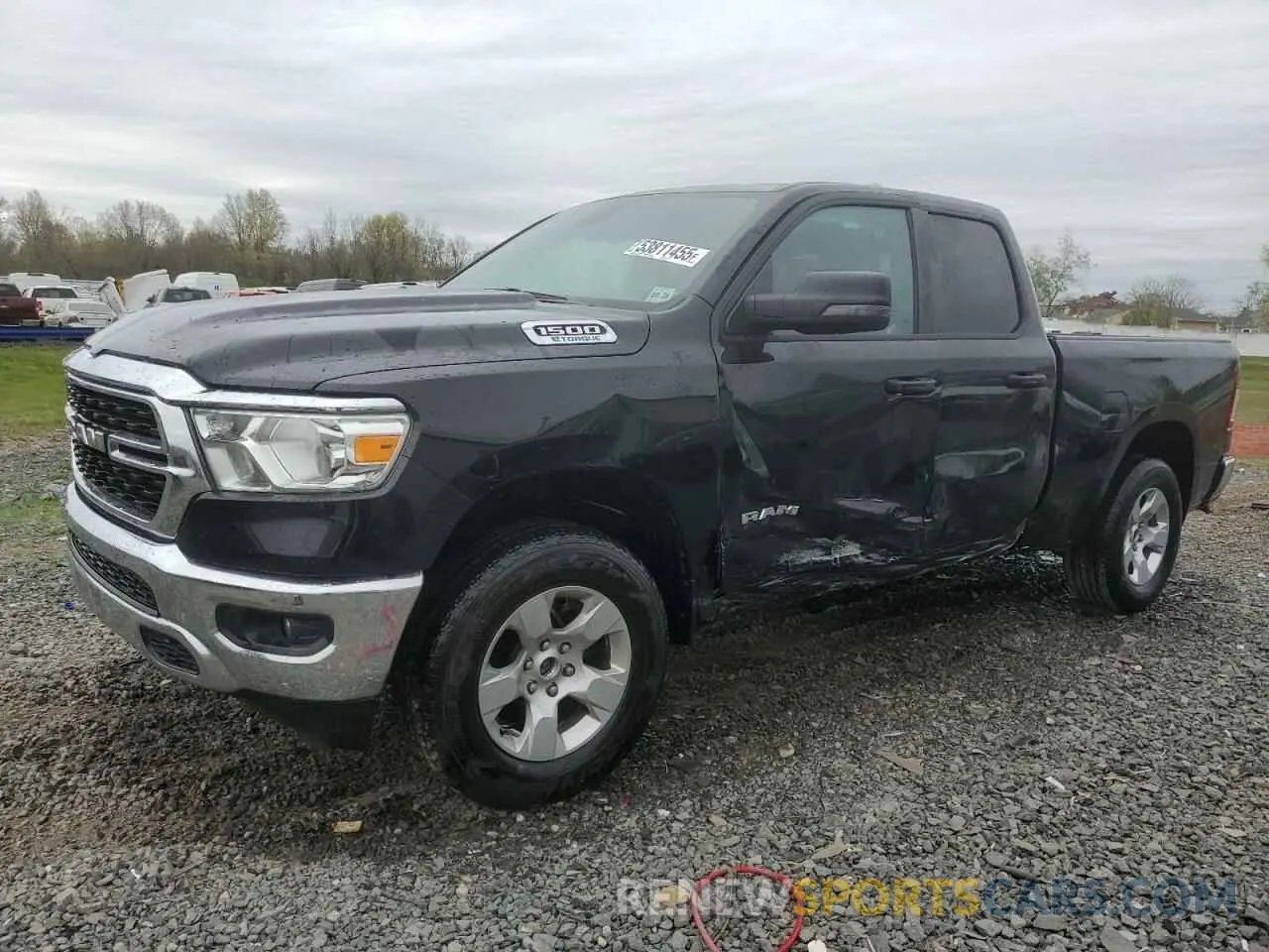 1 Photograph of a damaged car 1C6RRFBG1PN581300 RAM 1500 2023