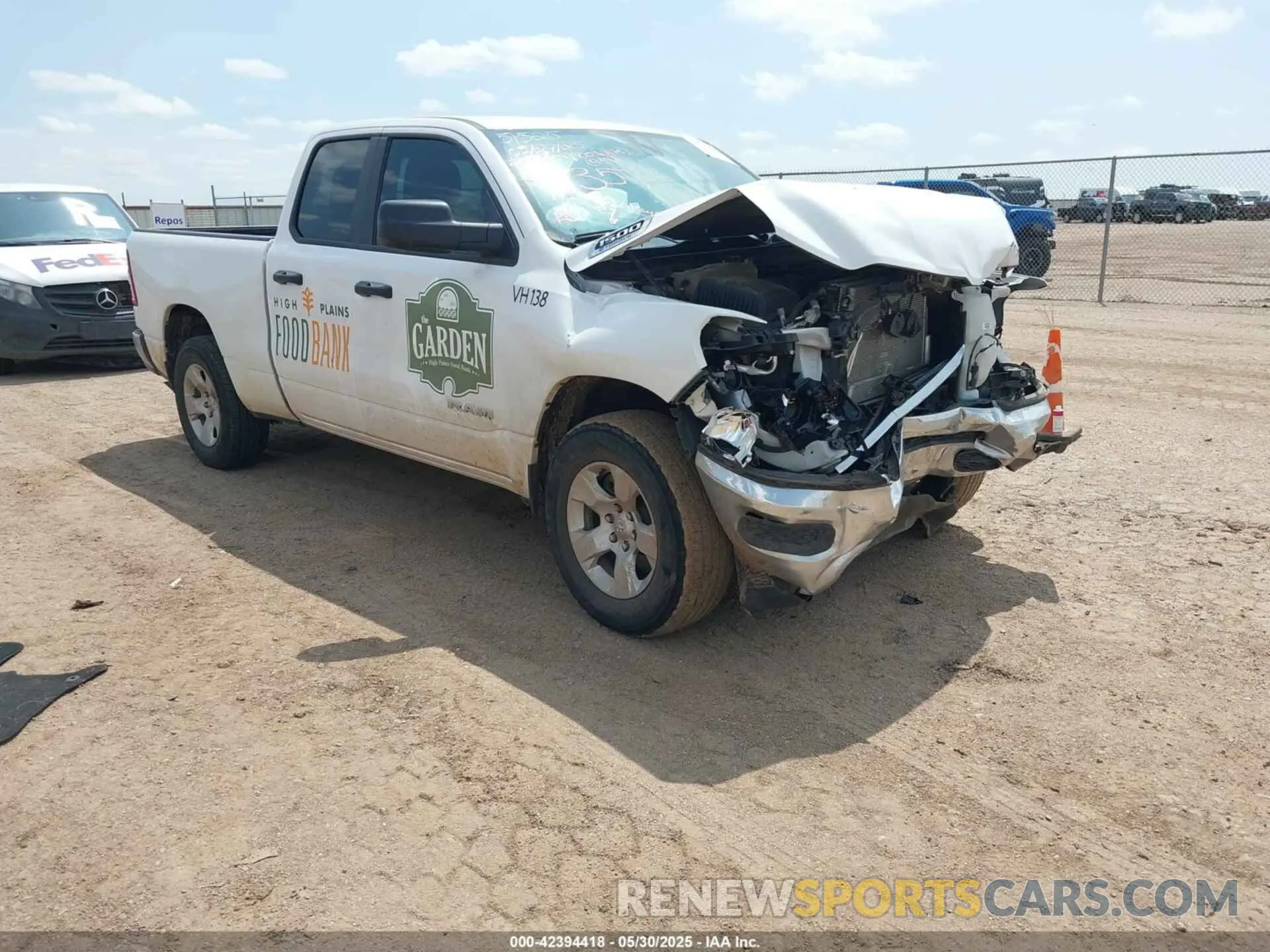 1 Photograph of a damaged car 1C6RRFBG4PN599435 RAM 1500 2023