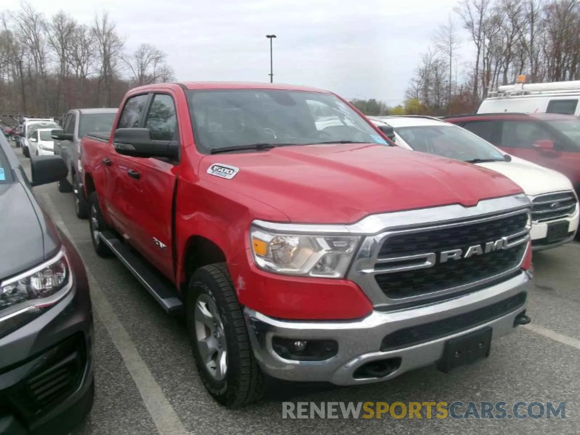 4 Photograph of a damaged car 1C6RRFFG1PN558433 RAM 1500 2023