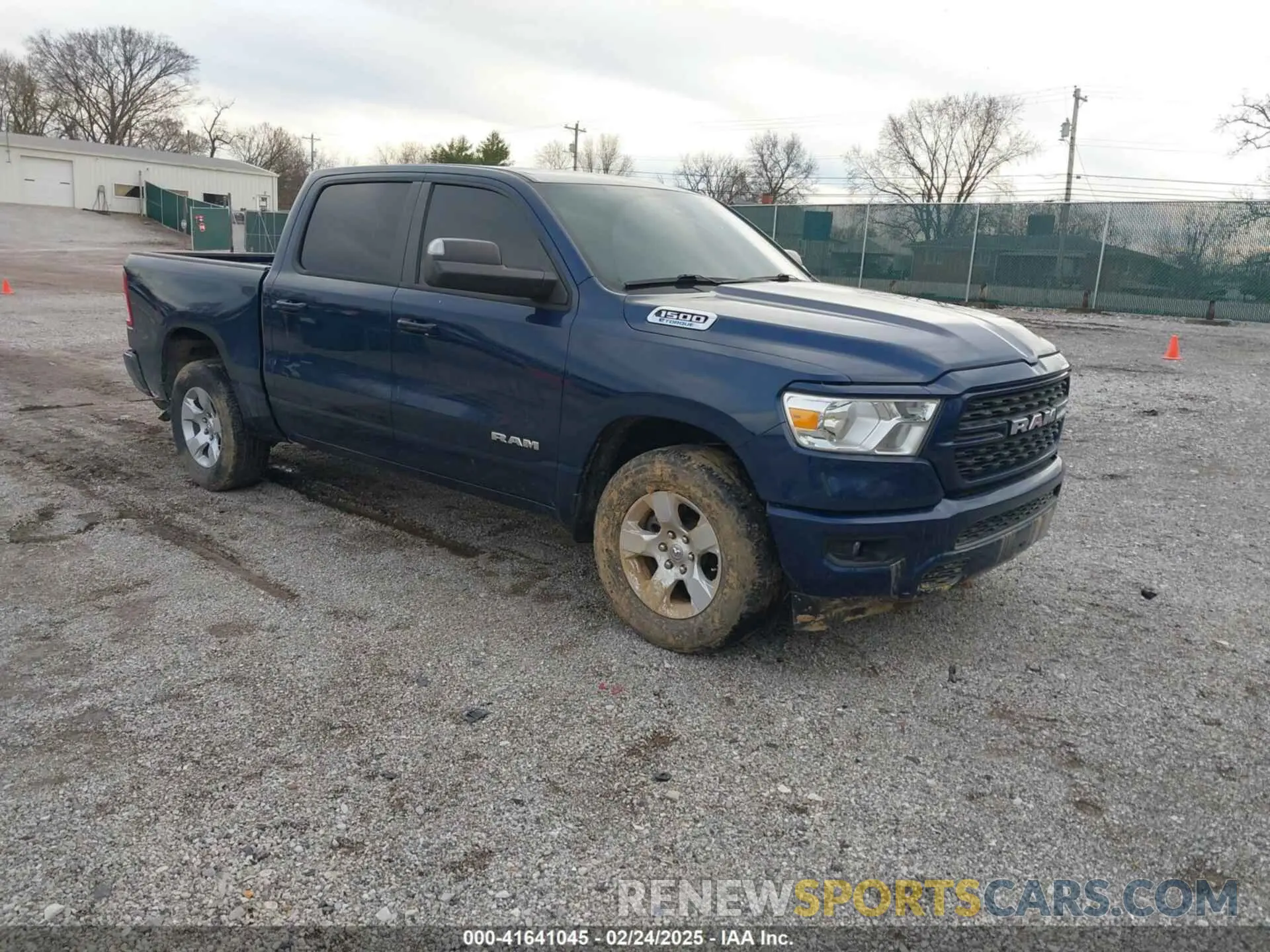 1 Photograph of a damaged car 1C6RRFFG4PN598747 RAM 1500 2023
