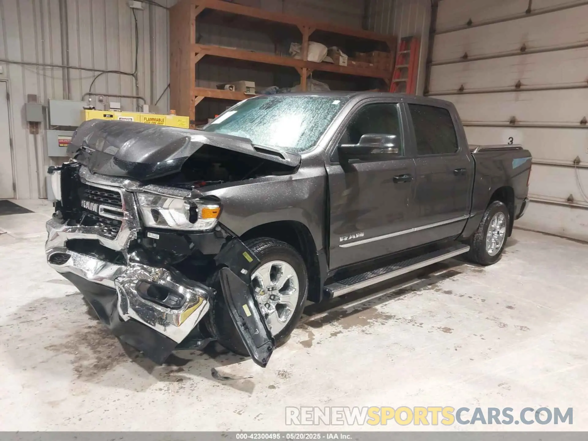 2 Photograph of a damaged car 1C6RRFFG4PN667047 RAM 1500 2023