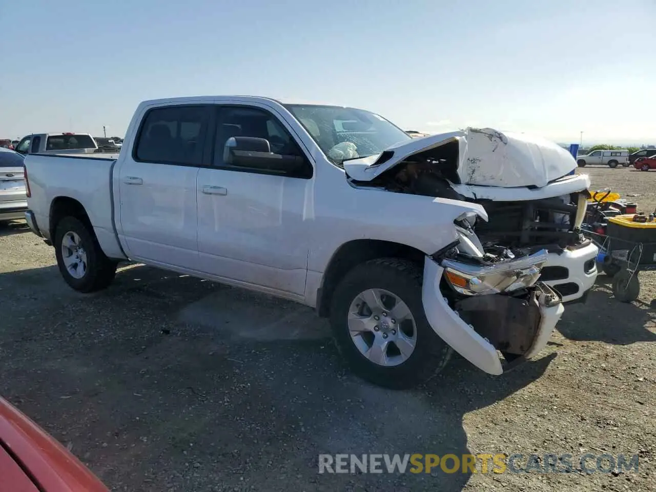 4 Photograph of a damaged car 1C6RRFFG5PN532546 RAM 1500 2023