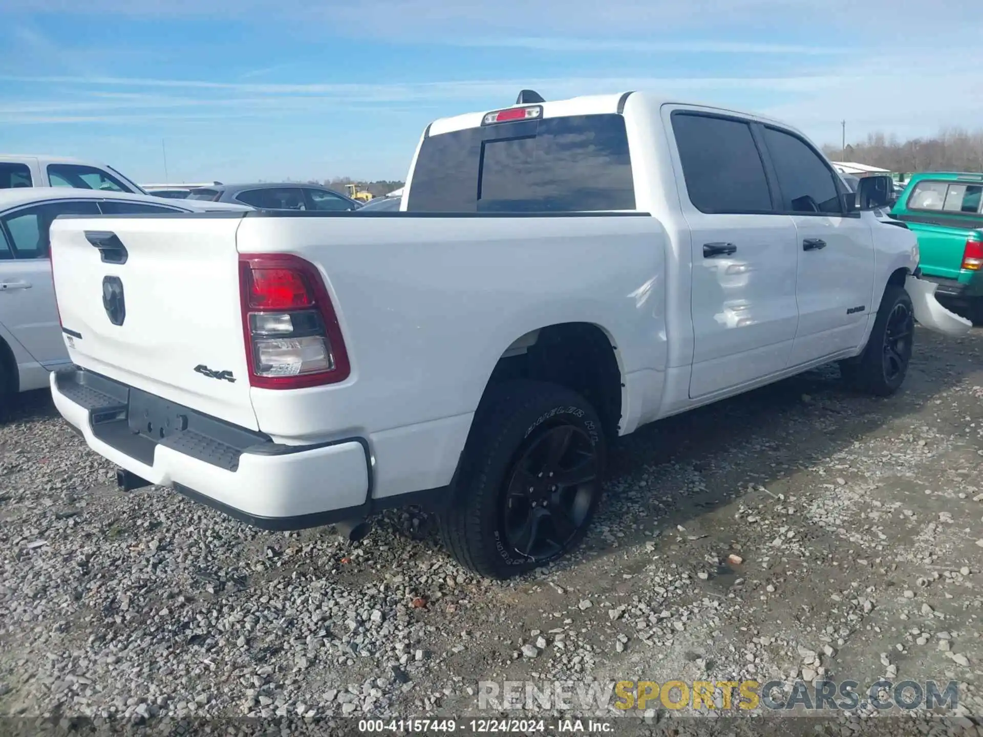 4 Photograph of a damaged car 1C6RRFFG5PN564025 RAM 1500 2023