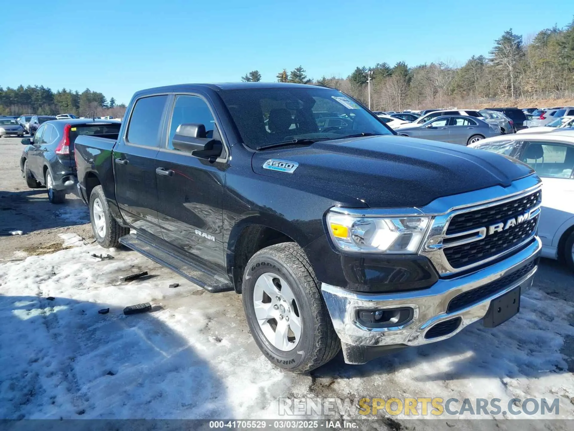 1 Photograph of a damaged car 1C6RRFFG6PN613653 RAM 1500 2023
