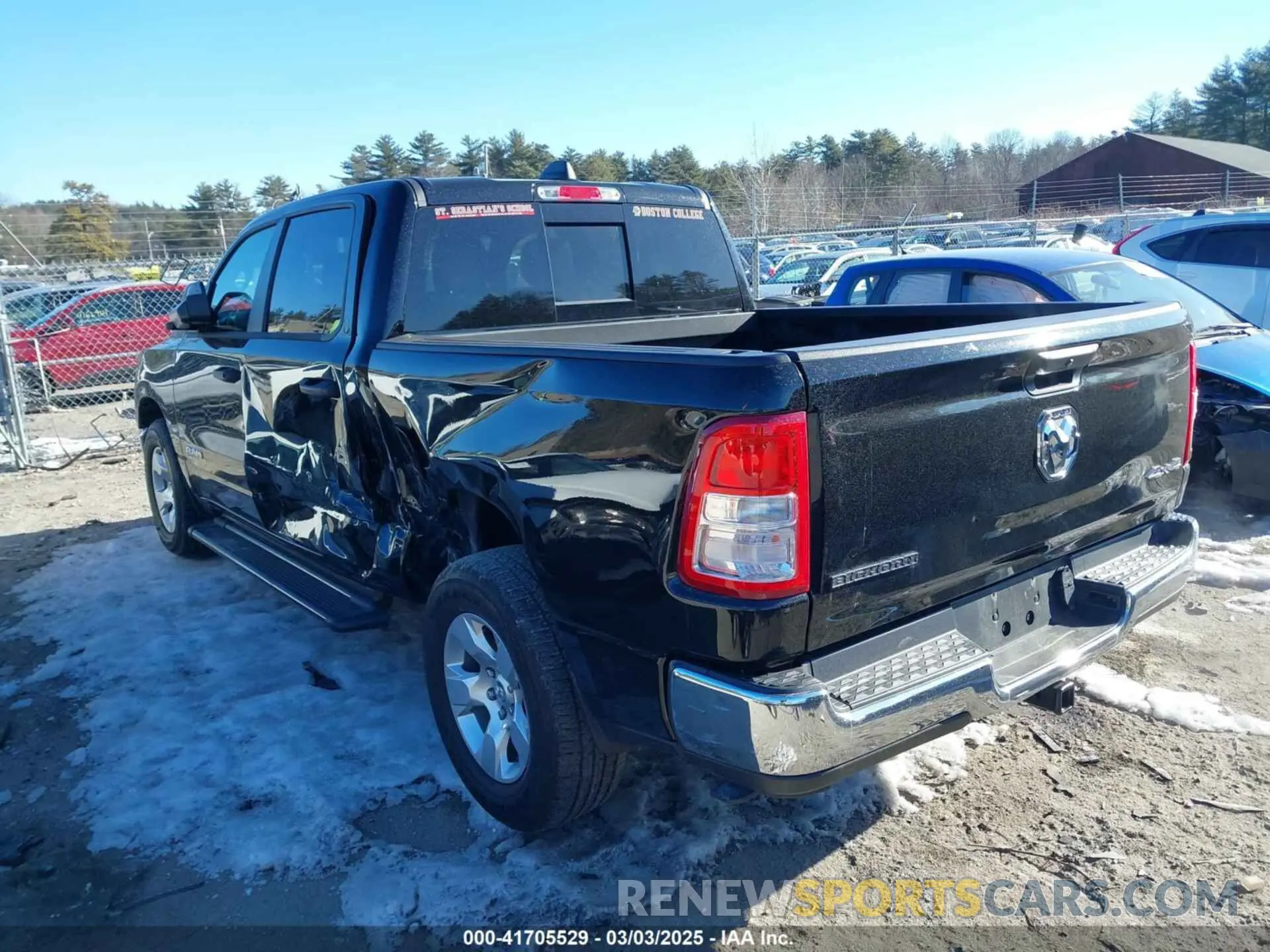 3 Photograph of a damaged car 1C6RRFFG6PN613653 RAM 1500 2023