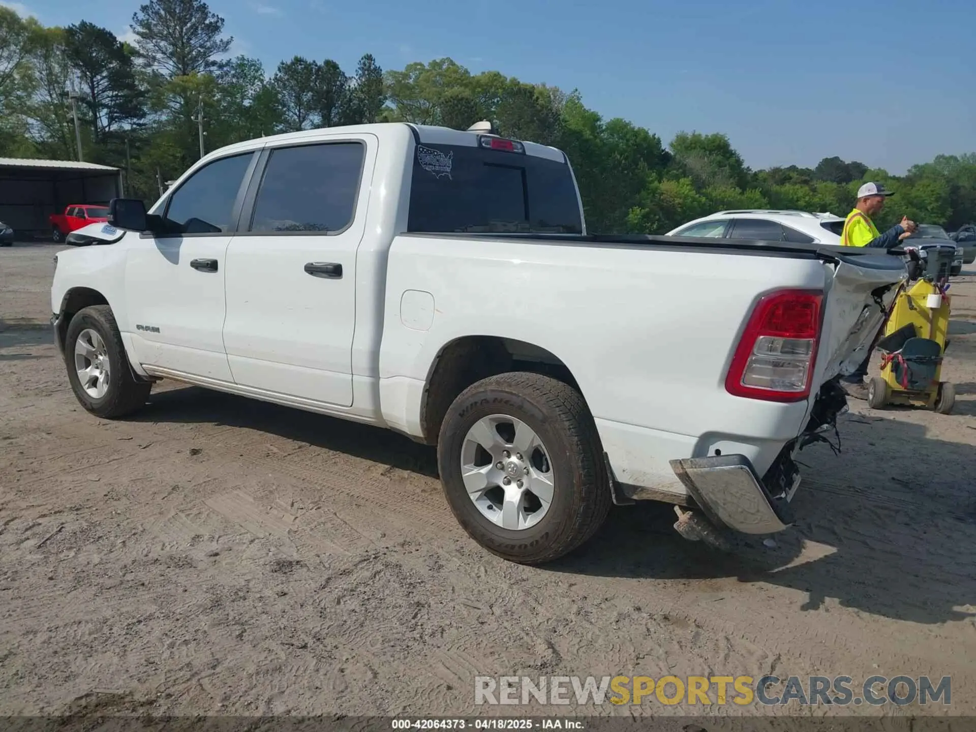 3 Photograph of a damaged car 1C6RRFFG6PN694458 RAM 1500 2023