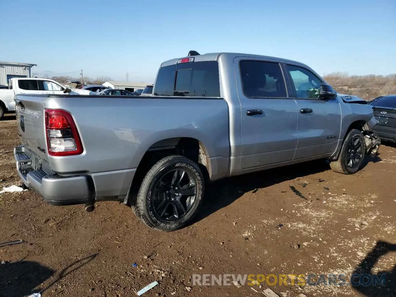 3 Photograph of a damaged car 1C6RRFFG7PN562809 RAM 1500 2023