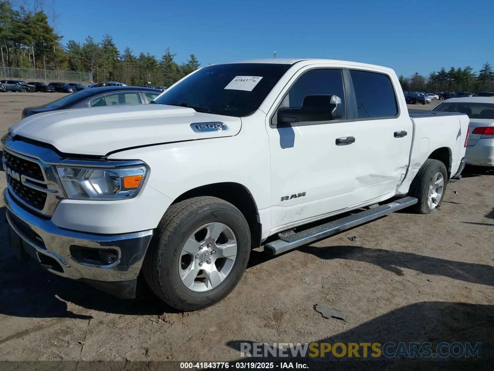 2 Photograph of a damaged car 1C6RRFFG8PN649148 RAM 1500 2023