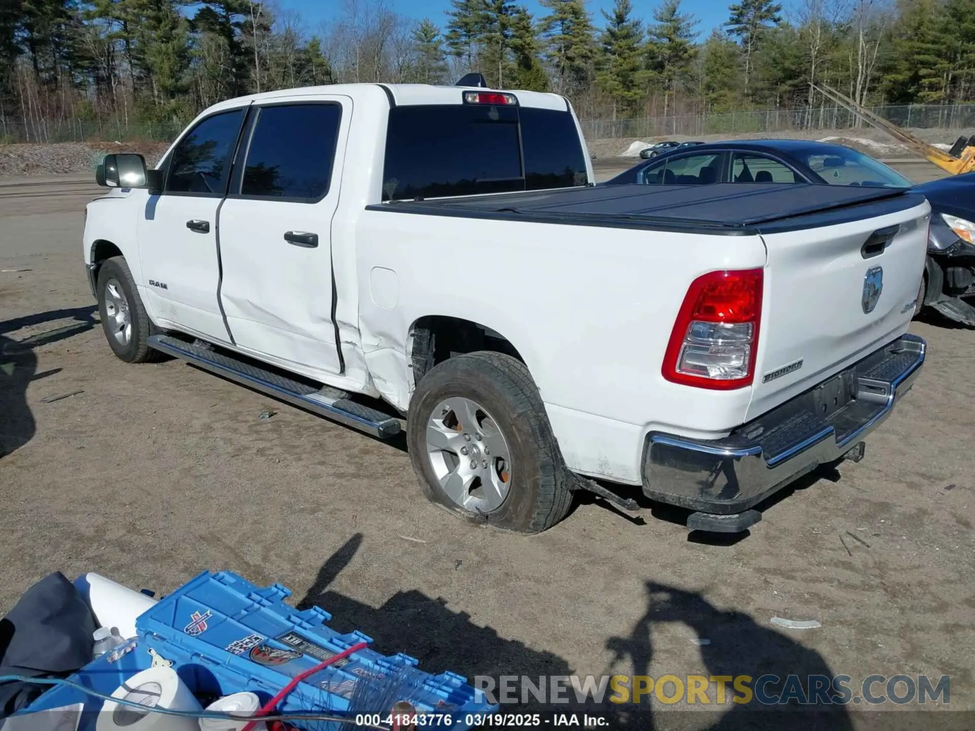 3 Photograph of a damaged car 1C6RRFFG8PN649148 RAM 1500 2023