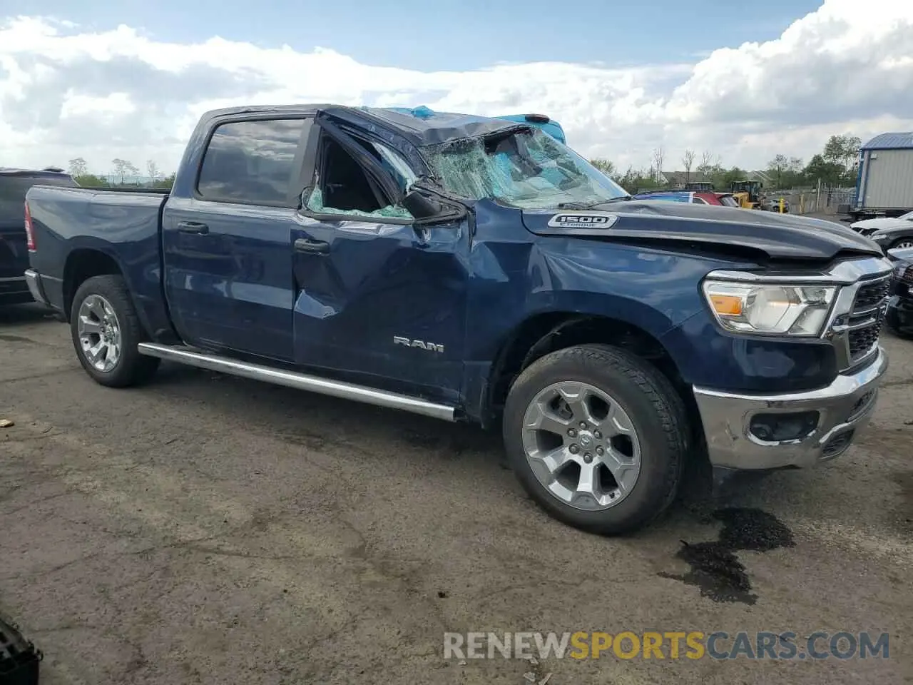4 Photograph of a damaged car 1C6RRFFGXPN547074 RAM 1500 2023