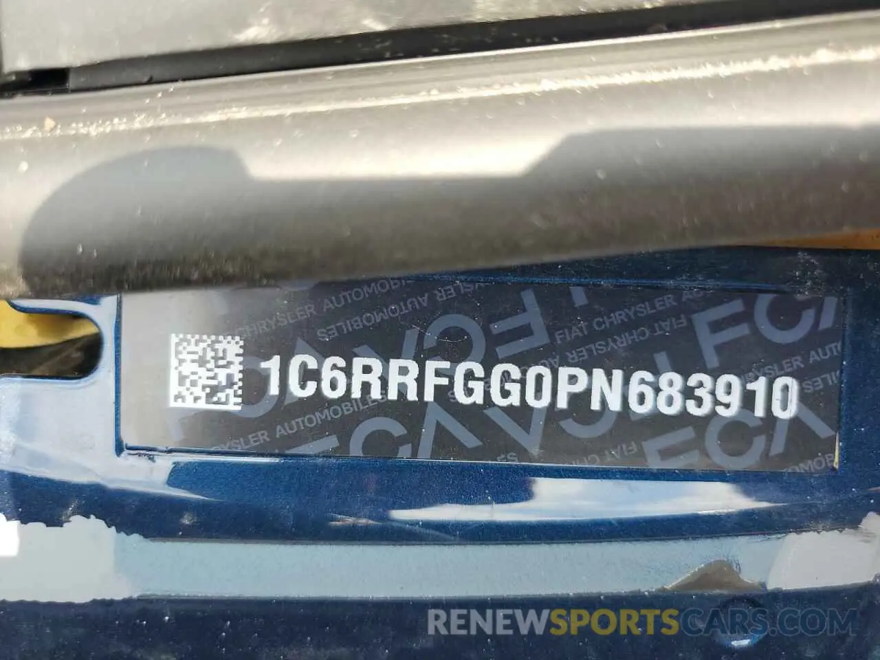12 Photograph of a damaged car 1C6RRFGG0PN683910 RAM 1500 2023