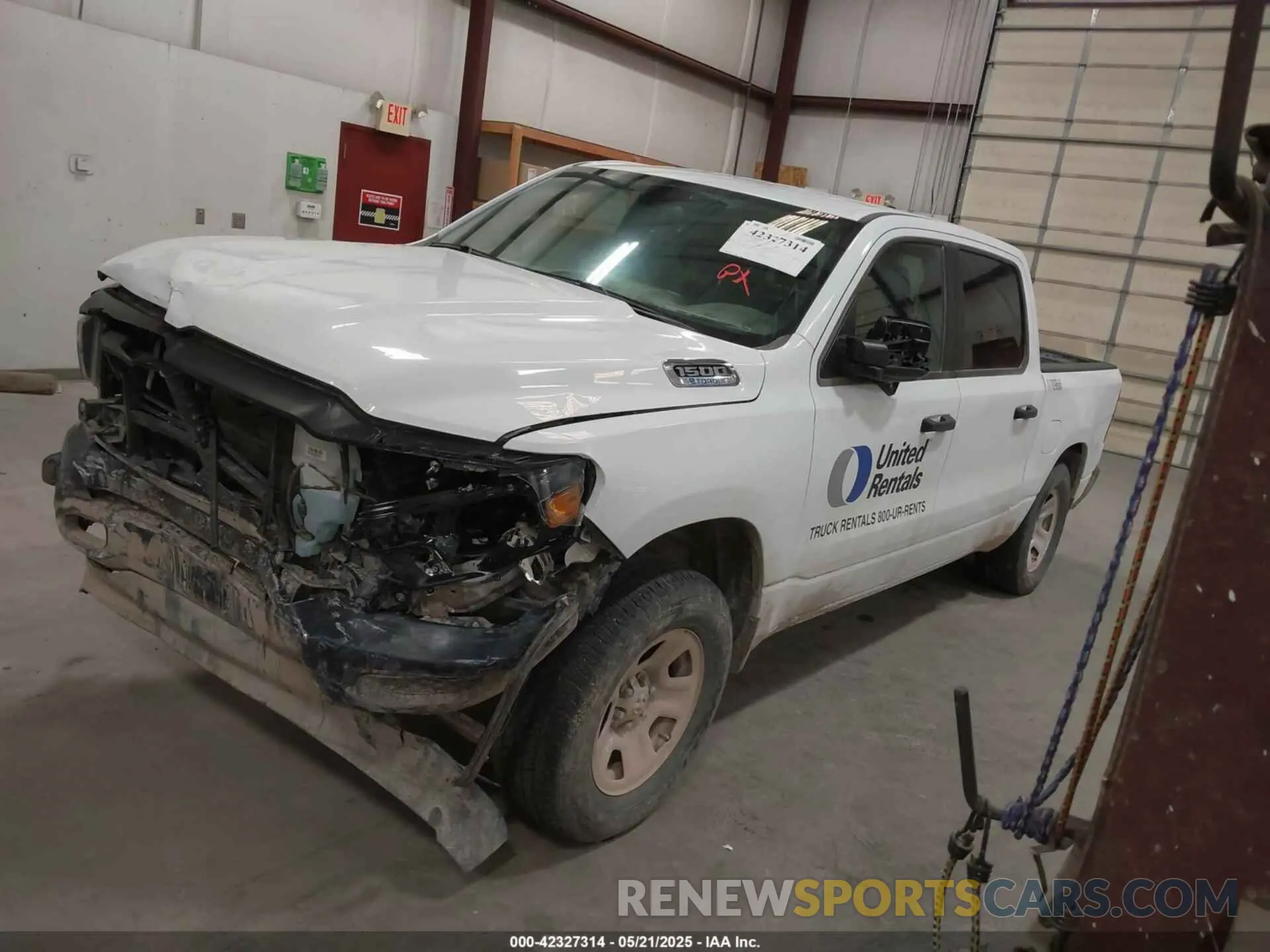 2 Photograph of a damaged car 1C6RRFGG1PN641214 RAM 1500 2023
