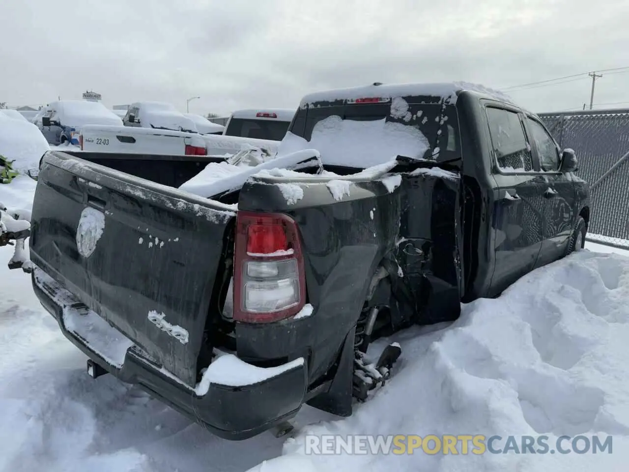 3 Photograph of a damaged car 1C6RRFGG2PN624910 RAM 1500 2023